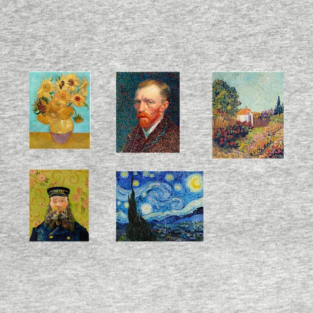 Van Gogh Famous Art Painting Pack by opptop